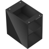 Mexen Box-A armoire ouverte avec étagère 30 cm, noir brillant - 91AX2-0300-470-0-70