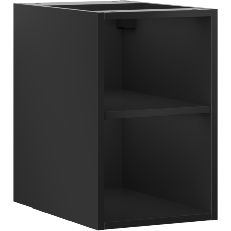 Mexen Box-A armoire ouverte avec étagère 30 cm, noire mate - 91AX2-0300-470-0-71