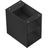 Mexen Box-A armoire ouverte avec étagère 30 cm, noire mate - 91AX2-0300-470-0-71