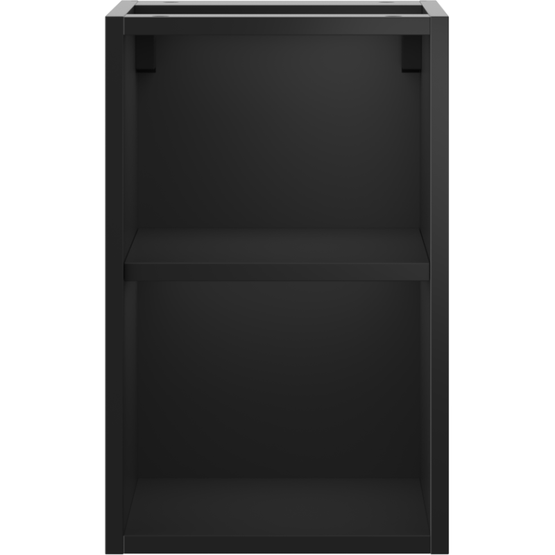 Mexen Box-A armoire ouverte avec étagère 30 cm, noire mate - 91AX2-0300-470-0-71