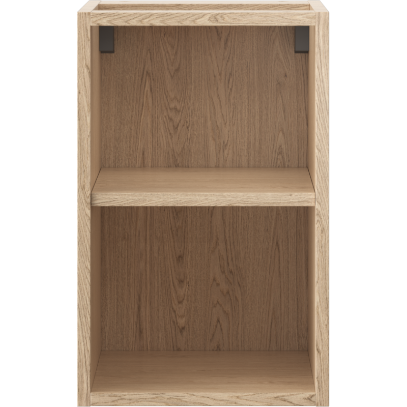 Mexen Box-A armoire ouverte avec étagère 30 cm, chêne - 91AX2-0300-470-0-81