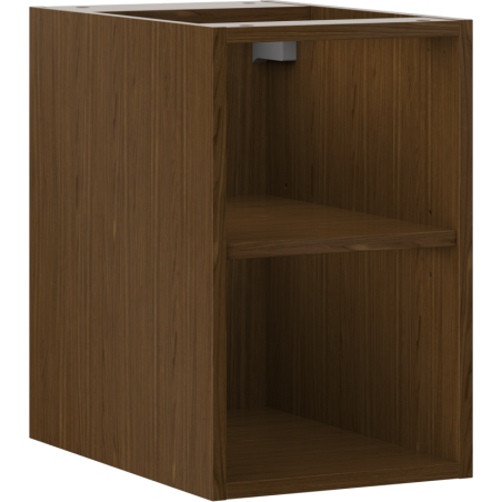 Mexen Box-A armoire ouverte avec étagère 30 cm, noyer - 91AX2-0300-470-0-86