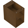 Mexen Box-A armoire ouverte avec étagère 30 cm, noyer - 91AX2-0300-470-0-86