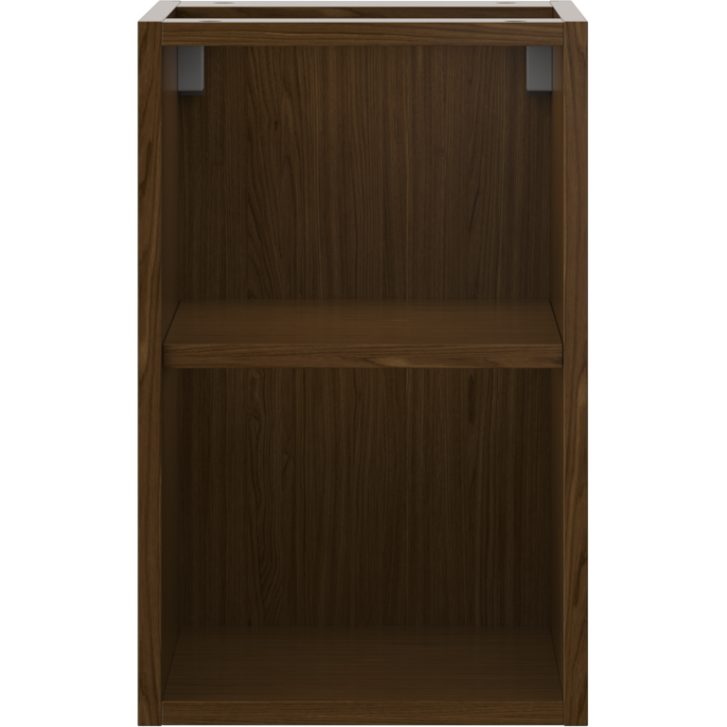 Mexen Box-A armoire ouverte avec étagère 30 cm, noyer - 91AX2-0300-470-0-86