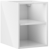 Mexen Box-A meuble ouvert avec étagère 35 cm, blanc brillant - 91AX2-0350-470-0-00