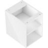 Mexen Box-A meuble ouvert avec étagère 35 cm, blanc brillant - 91AX2-0350-470-0-00