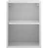 Mexen Box-A meuble ouvert avec étagère 35 cm, blanc brillant - 91AX2-0350-470-0-00