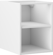 Mexen Box-A armoire ouverte avec étagère 35 cm, blanc mat - 91AX2-0350-470-0-01