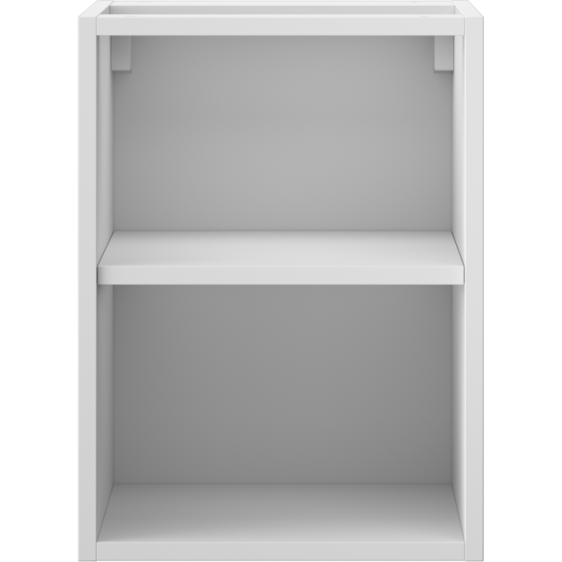 Mexen Box-A armoire ouverte avec étagère 35 cm, blanc mat - 91AX2-0350-470-0-01
