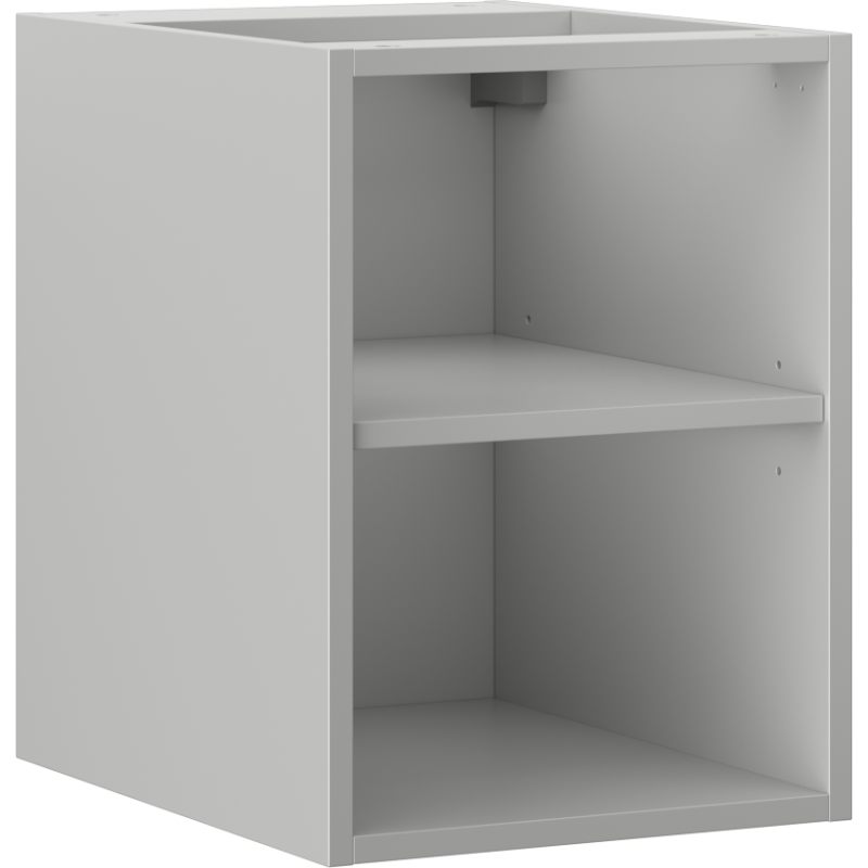 Mexen Box-A armoire ouverte avec étagère 35 cm, gris mat - 91AX2-0350-470-0-62