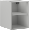 Mexen Box-A armoire ouverte avec étagère 35 cm, gris mat - 91AX2-0350-470-0-62