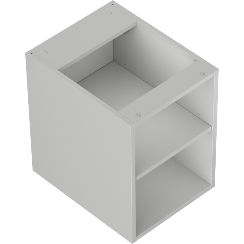 Mexen Box-A armoire ouverte avec étagère 35 cm, gris mat - 91AX2-0350-470-0-62