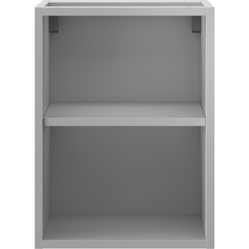Mexen Box-A armoire ouverte avec étagère 35 cm, gris mat - 91AX2-0350-470-0-62