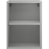 Mexen Box-A armoire ouverte avec étagère 35 cm, gris mat - 91AX2-0350-470-0-62