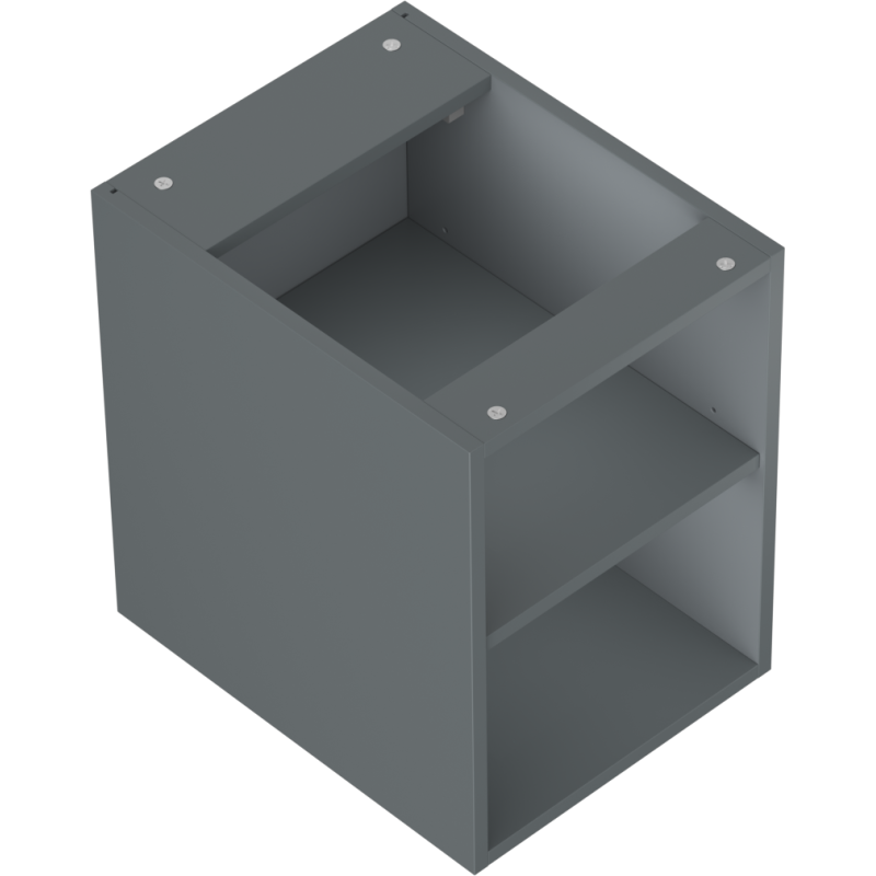 Mexen Box-A meuble ouvert avec étagère de 35 cm, graphite mat - 91AX2-0350-470-0-66