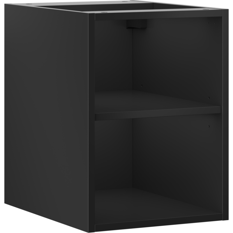 Mexen Box-A meuble ouvert avec étagère 35 cm, noir mat - 91AX2-0350-470-0-71