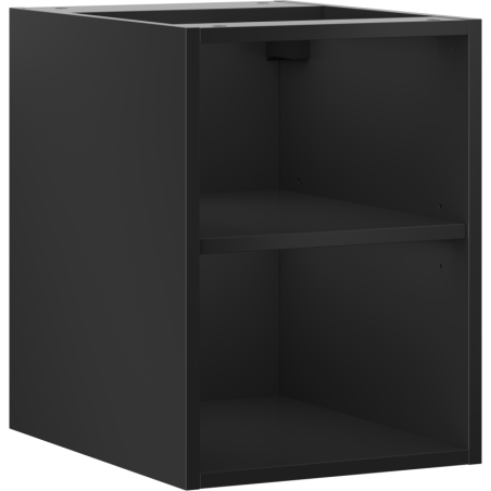 Mexen Box-A meuble ouvert avec étagère 35 cm, noir mat - 91AX2-0350-470-0-71