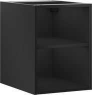Mexen Box-A meuble ouvert avec étagère 35 cm, noir mat - 91AX2-0350-470-0-71