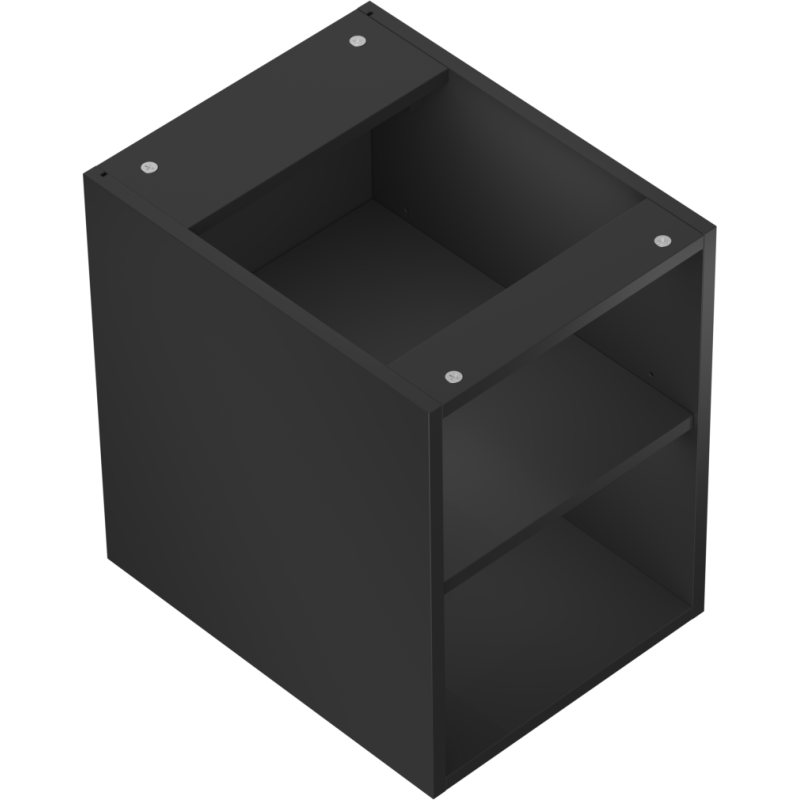 Mexen Box-A étagère ouverte avec une tablette 35 cm, noir mat - 91AX2-0350-470-0-71