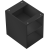 Mexen Box-A meuble ouvert avec étagère 35 cm, noir mat - 91AX2-0350-470-0-71