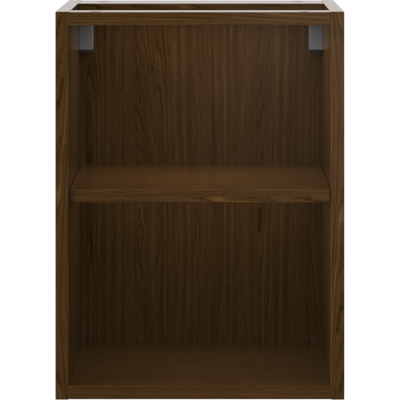 Mexen Box-A armoire ouverte avec étagère 35 cm, noyer - 91AX2-0350-470-0-86