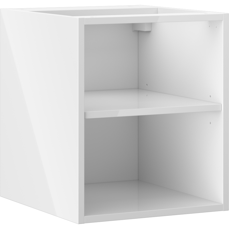 Mexen Box-A armoire ouverte avec étagère 40 cm, blanc brillant - 91AX2-0400-470-0-00