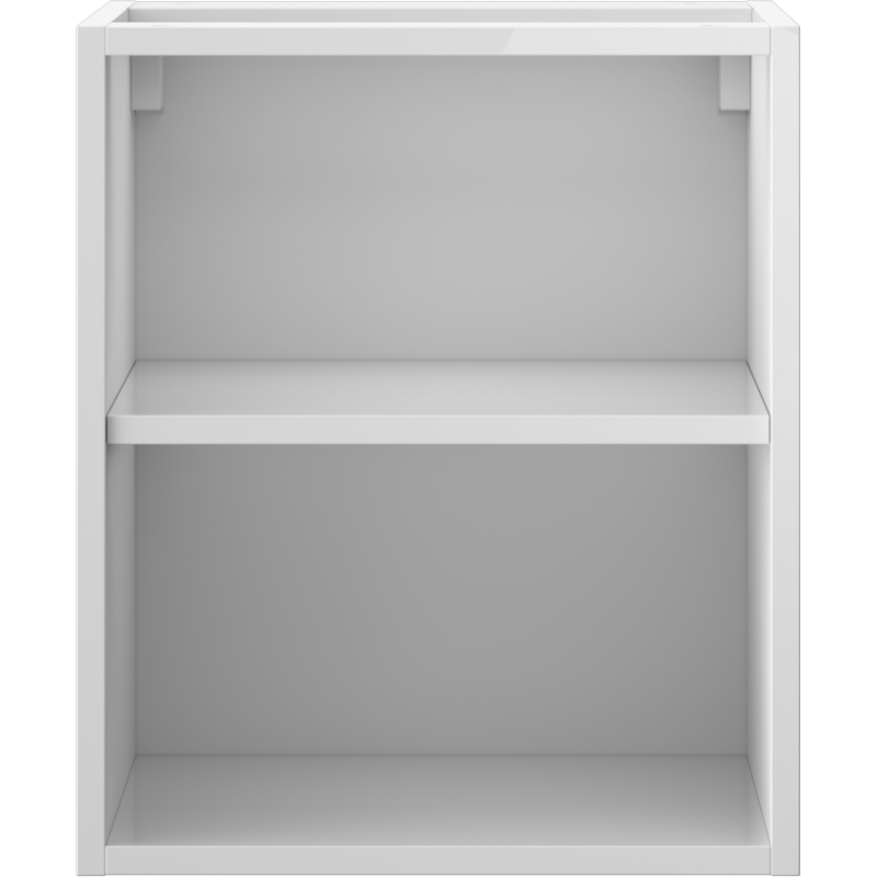 Mexen Box-A armoire ouverte avec étagère 40 cm, blanc brillant - 91AX2-0400-470-0-00