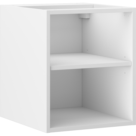 Mexen Box-A armoire ouverte avec étagère 40 cm, blanc mat - 91AX2-0400-470-0-01