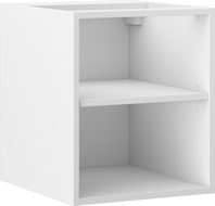 Mexen Box-A armoire ouverte avec étagère 40 cm, blanc mat - 91AX2-0400-470-0-01