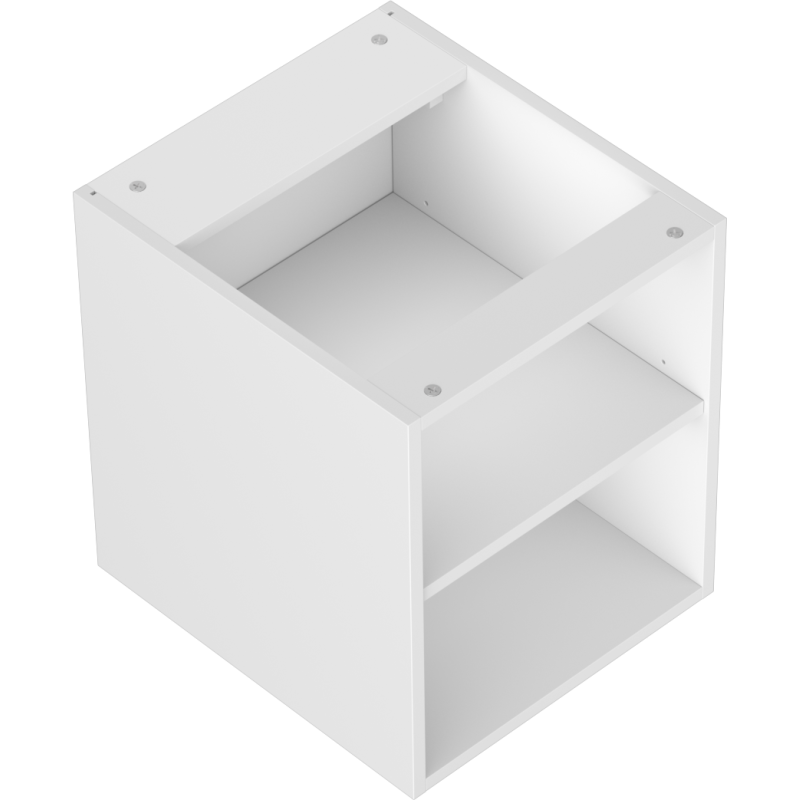 Mexen Box-A armoire ouverte avec étagère 40 cm, blanc mat - 91AX2-0400-470-0-01