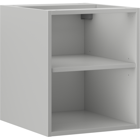 Mexen Box-A armoire ouverte avec étagère 40 cm, gris mat - 91AX2-0400-470-0-62