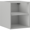 Mexen Box-A armoire ouverte avec étagère 40 cm, gris mat - 91AX2-0400-470-0-62