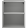Mexen Box-A armoire ouverte avec étagère 40 cm, gris mat - 91AX2-0400-470-0-62