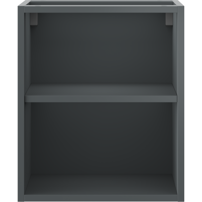 Mexen Box-A armoire ouverte avec étagère 40 cm, graphite mat - 91AX2-0400-470-0-66