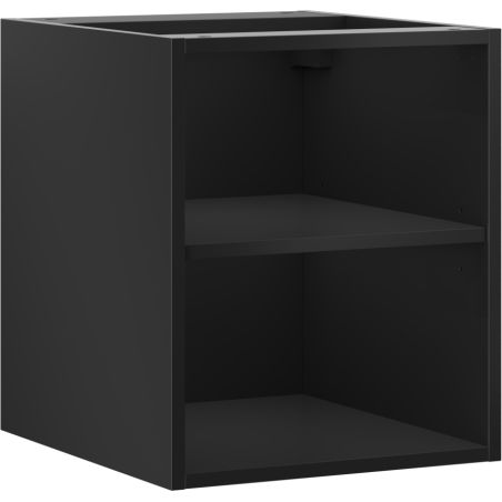Mexen Box-A armoire ouverte avec étagère 40 cm, noir mat - 91AX2-0400-470-0-71
