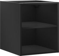 Mexen Box-A armoire ouverte avec étagère 40 cm, noir mat - 91AX2-0400-470-0-71