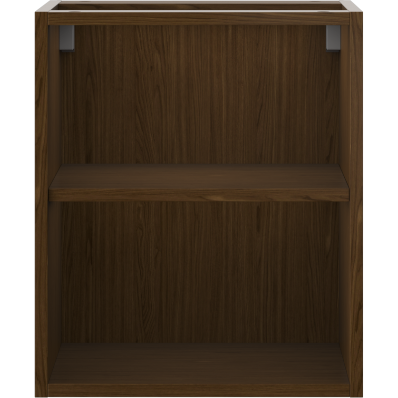Mexen Box-A armoire ouverte avec étagère 40 cm, noyer - 91AX2-0400-470-0-86