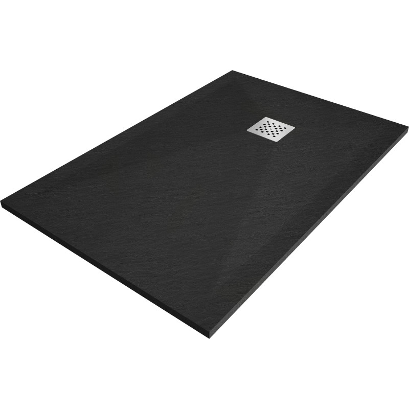 Mexen Stone+ receveur de douche rectangulaire composite 110 x 90 cm, noir - 44709011
