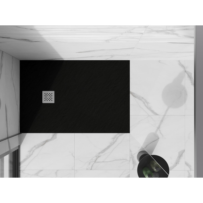 Mexen Stone+ receveur de douche rectangulaire composite 110 x 90 cm, noir - 44709011