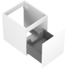 Mexen Orio meuble de salle de bain sous-lavabo 40 cm, 1 tiroir, blanc mat - 91A10-04047-1-BF01