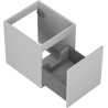 Mexen Orio armoire de salle de bain sous lavabo 40 cm, 1 tiroir, gris mat - 91A10-04047-1-BF62
