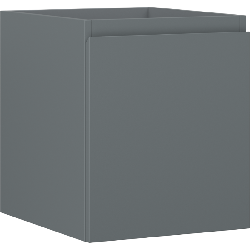 Mexen Orio meuble de salle de bain sous lavabo 40 cm, 1 tiroir, graphite mat - 91A10-04047-1-BF66