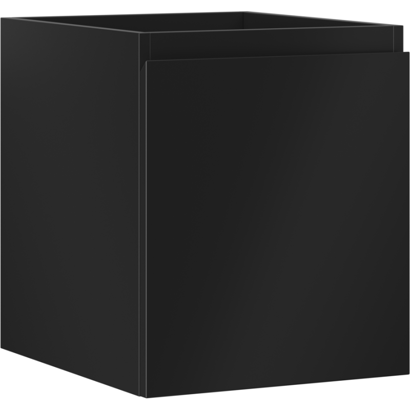 Mexen Orio meuble de salle de bains sous-lavabo 40 cm, 1 tiroir, noir mat - 91A10-04047-1-BF71