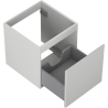 Mexen Orio meuble de salle de bain sous-lavabo 45 cm, 1 tiroir, gris mat - 91A10-04547-1-BF62