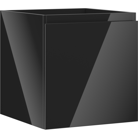 Mexen Orio meuble sous-lavabo 45 cm, 1 tiroir, noir brillant - 91A10-04547-1-BF70