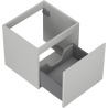 Mexen Orio meuble de salle de bain sous lavabo 50 cm, 1 tiroir, gris mat - 91A10-05047-1-BF62