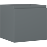 Mexen Orio armoire de salle de bain sous lavabo 50 cm, 1 tiroir, graphite mat - 91A10-05047-1-BF66