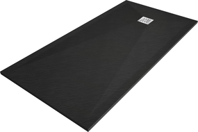 Mexen Stone+ receveur de douche rectangulaire en composite 160 x 90 cm, noir - 44709016
