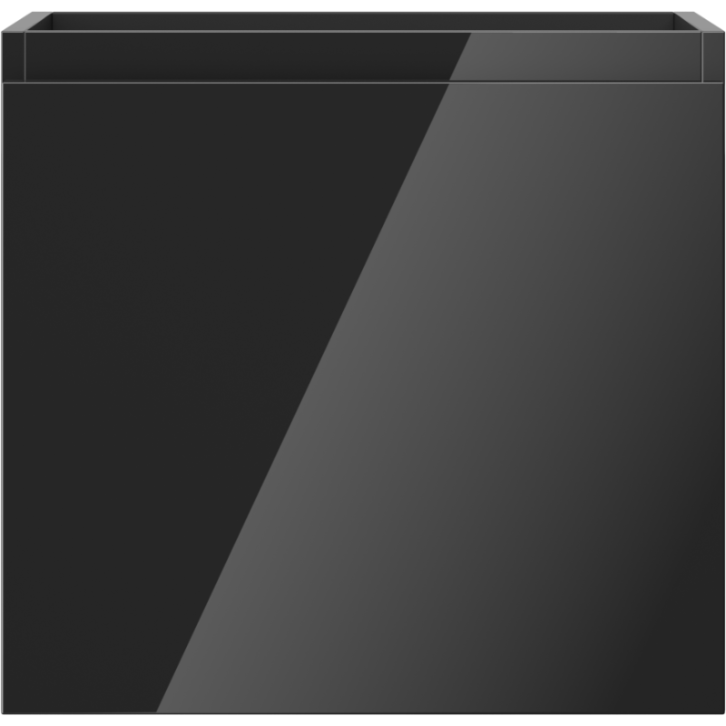 Mexen Orio meuble de salle de bains sous lavabo 50 cm, 1 tiroir, noir brillant - 91A10-05047-1-BF70