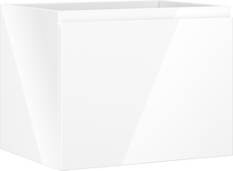 Mexen Orio meuble de salle de bain sous lavabo 60 cm, 1 tiroir, blanc brillant - 91A10-06047-1-BF00